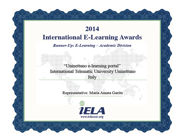 IELA Award Certificate