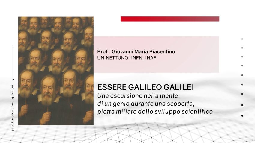 Seminario con il Prof. Giovanni Maria Piacentino di UNINETTUNO, INFN e INA