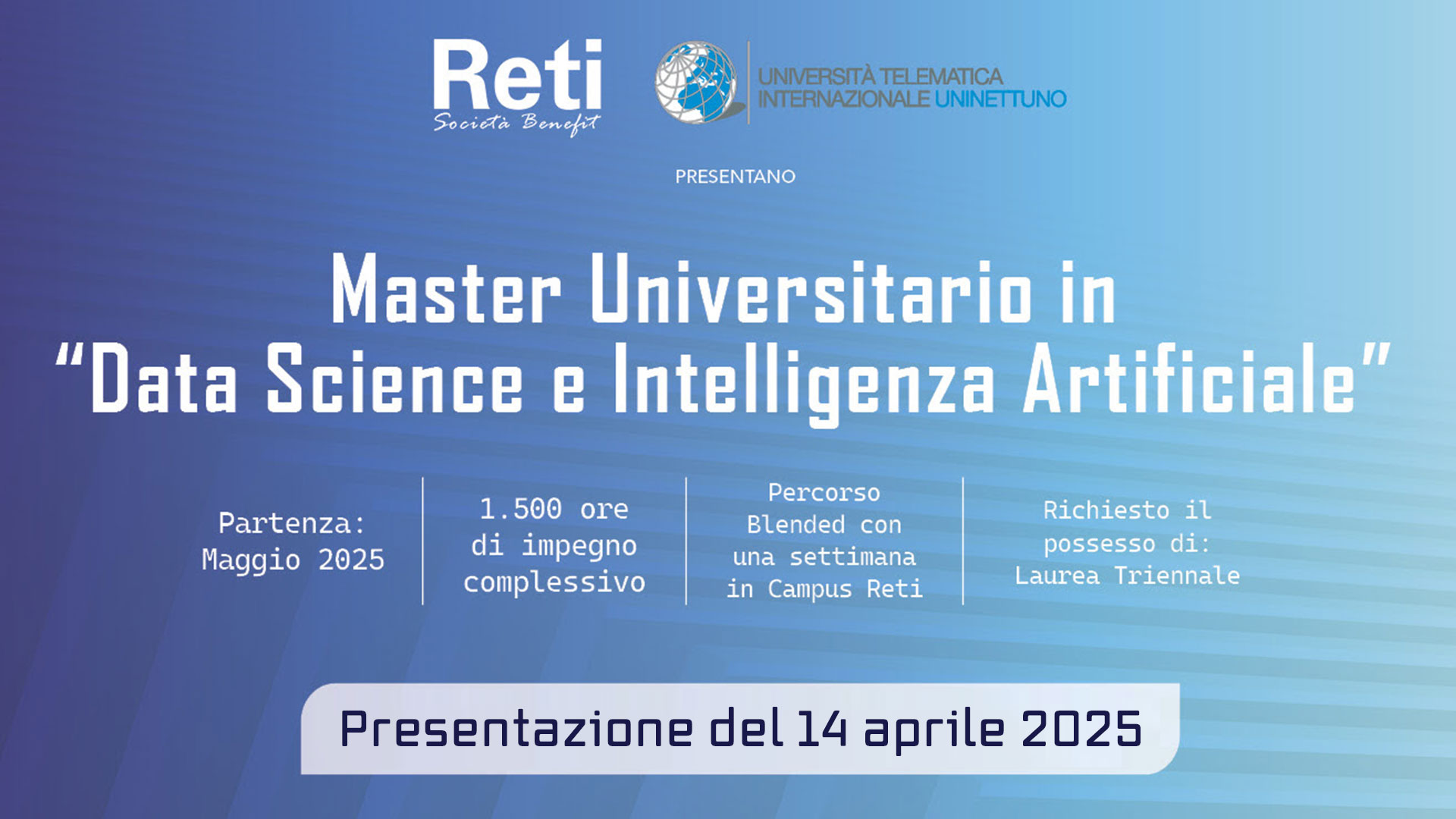 Video Promo - Presentazione del Master in collaborazione con Reti S.p.a.