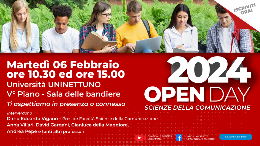 Scienze della Comunicazione Open Day 2024